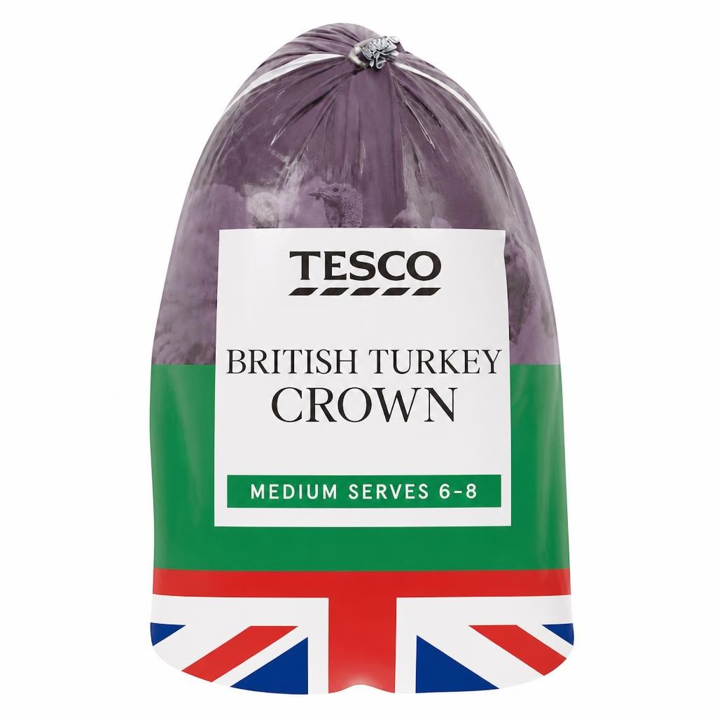 Tesco Frozen Medium Turkey Breast Crown 2.0-2.3Kg