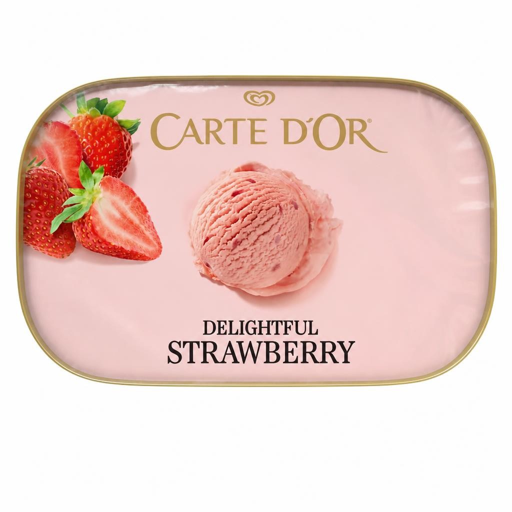 Carte D'or Strawberry Ice Cream Tub 900ml