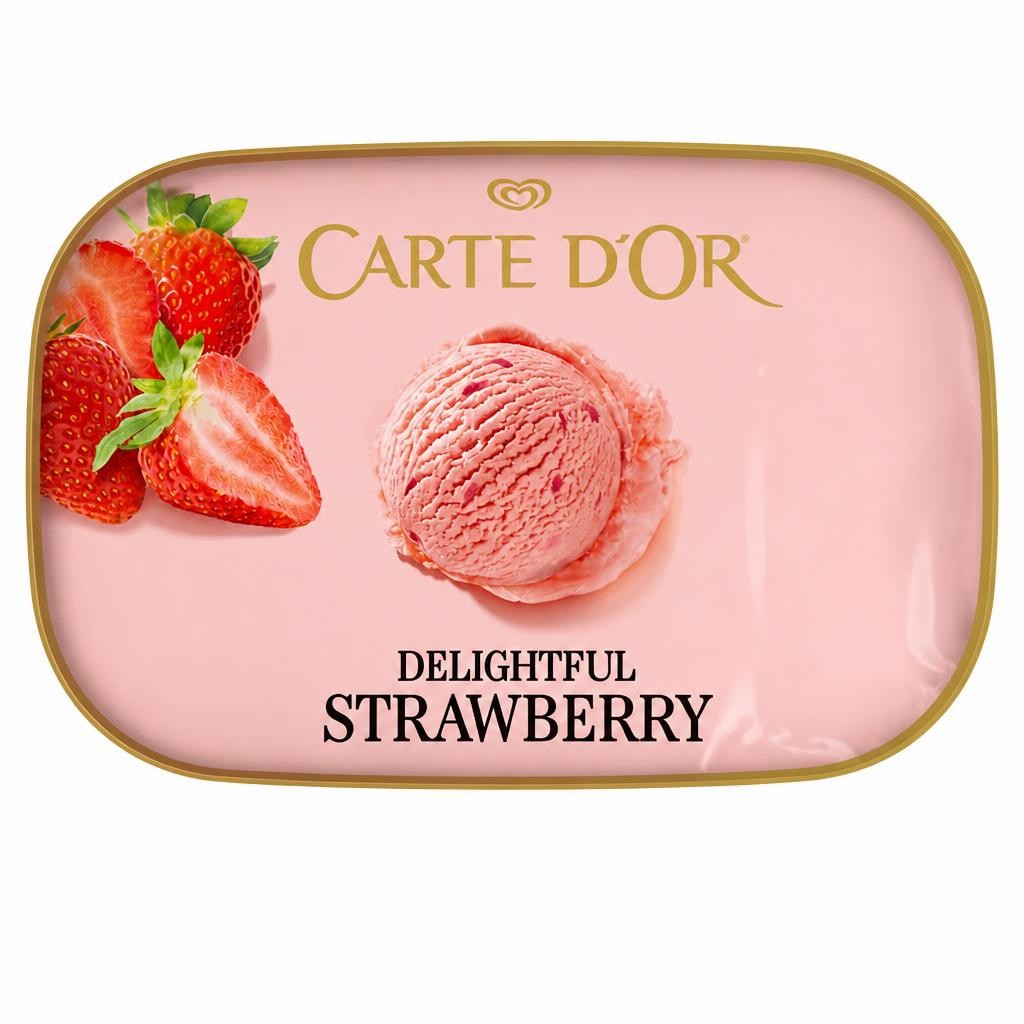 Carte D'or Strawberry Ice Cream Tub 900ml