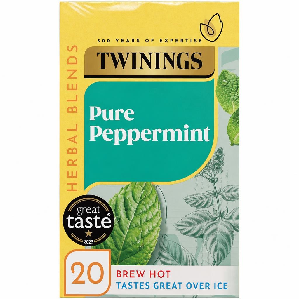 Twinings Pure Peppermint Tea Bags 20 Pack 40g