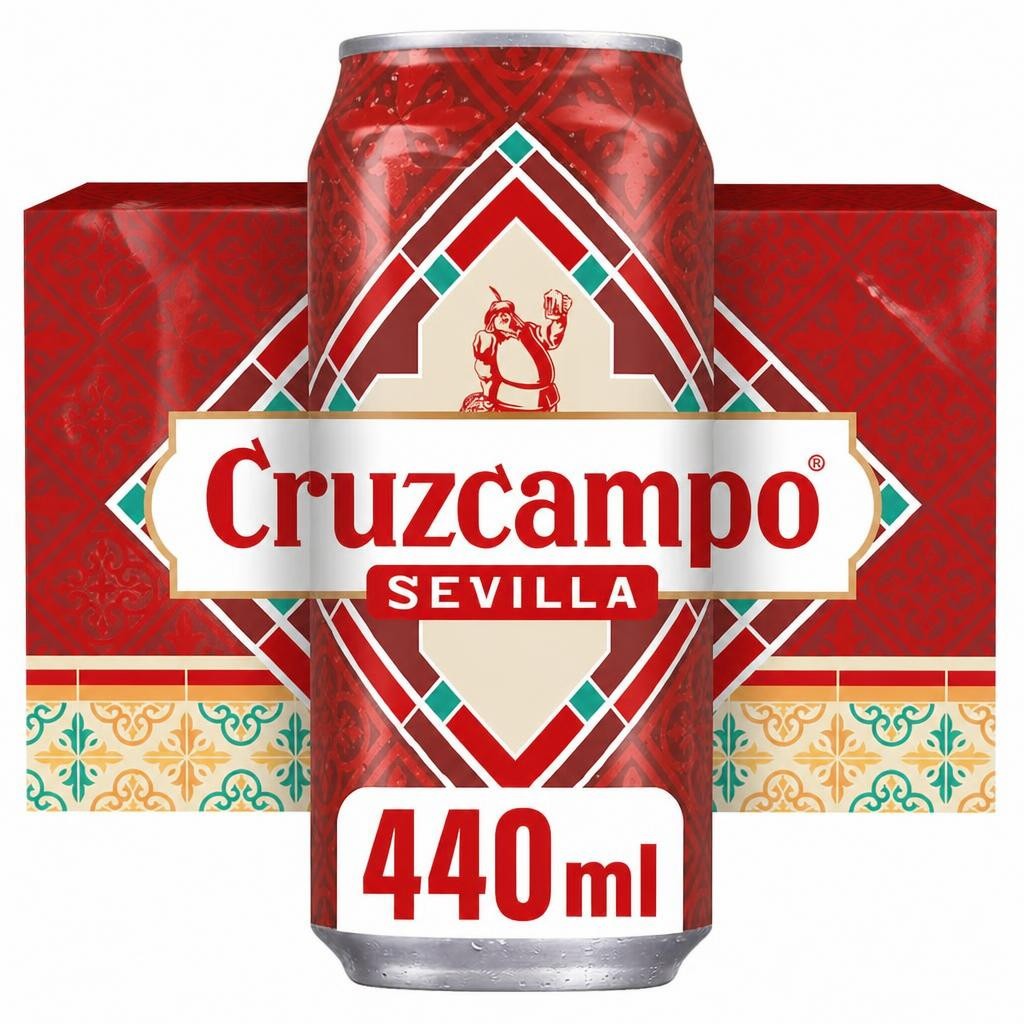 Cruzcampo Sevilla Lager Beer 10X440ml