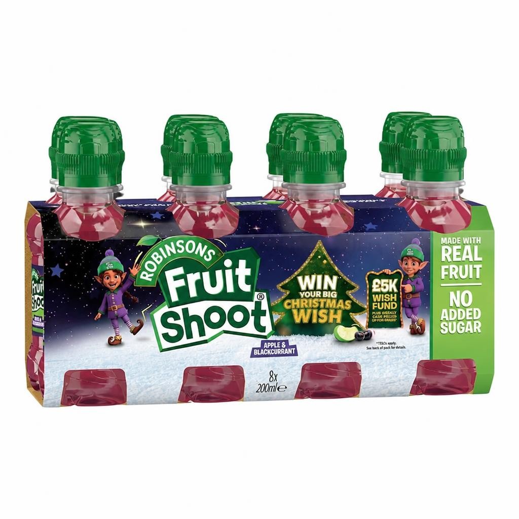Fruit Shoot Apple & Blackcurrant Kids Juice Drink 8x200ml