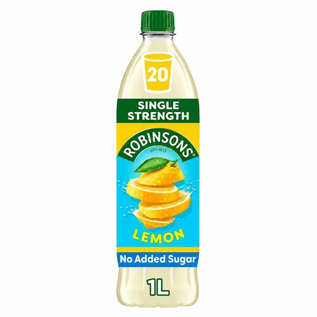 Robinsons Lemon No Added Sugar Squash 1L