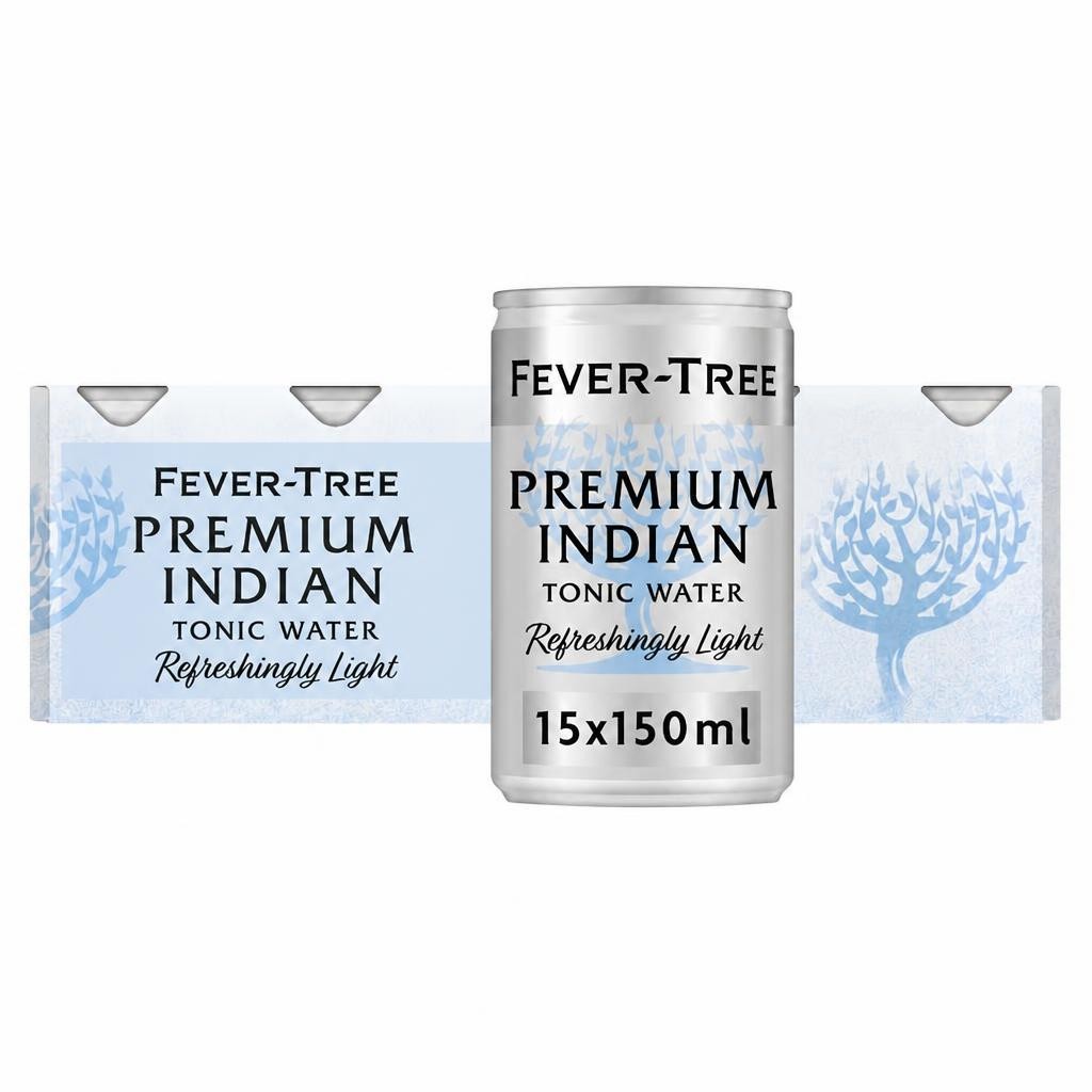 Fever-Tree Light Indian Tonic Water Cans 15x150ml
