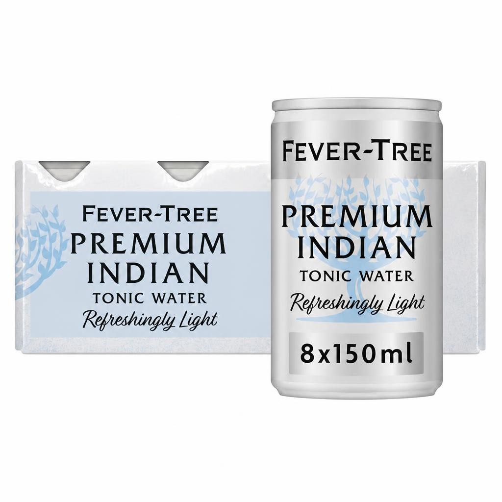 Fever-Tree Light Indian Tonic Water Cans 8x150ml