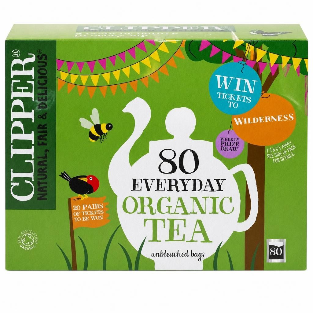 Clipper Organic Everyday Tea Bags 80Pack 232G