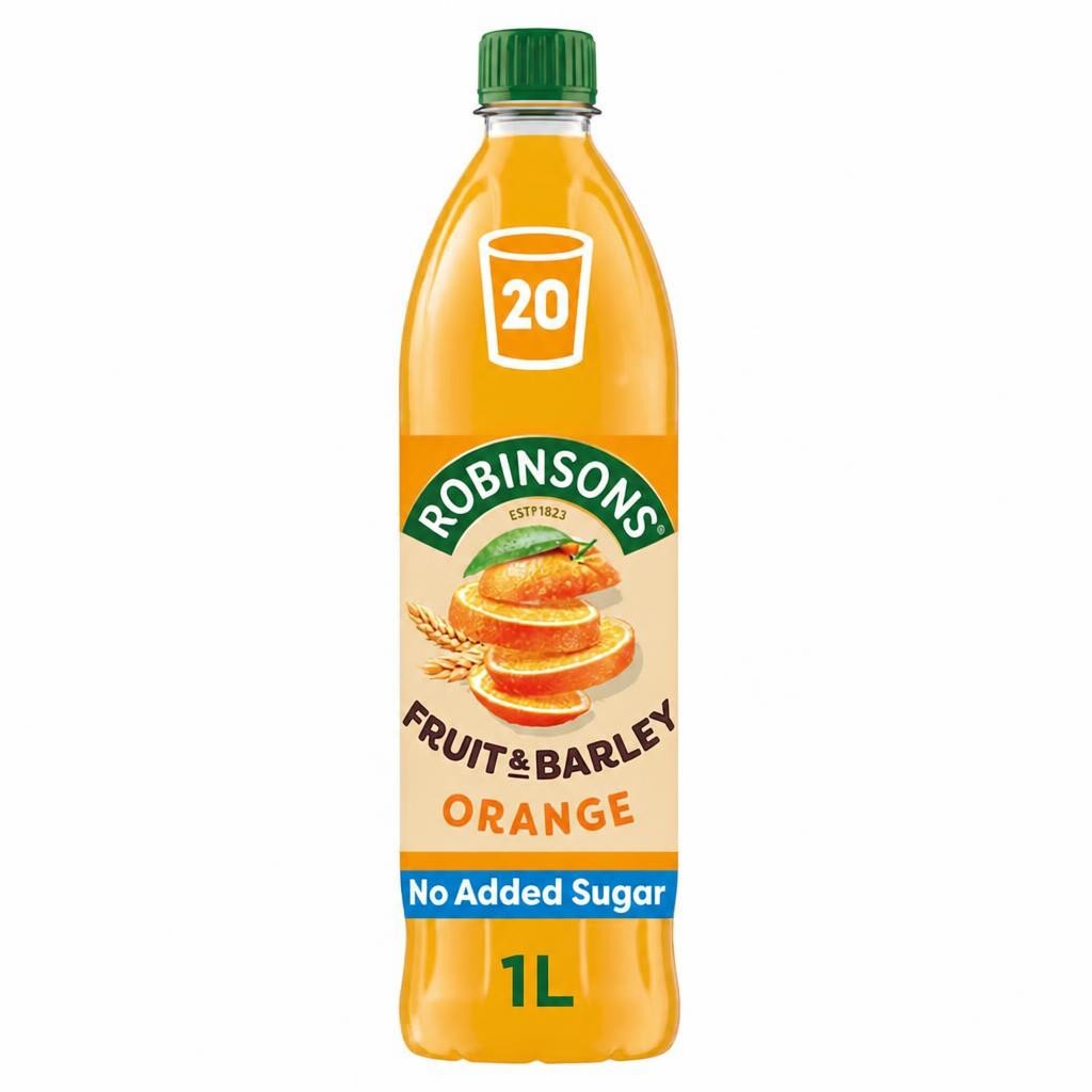 Robinsons Fruit & Barley with Vitamins Orange Squash 1L