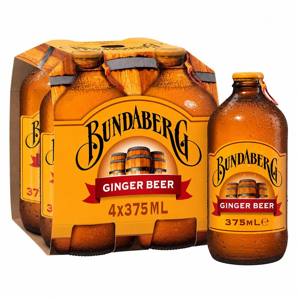 Bundaberg Ginger Beer 4 X 375Ml
