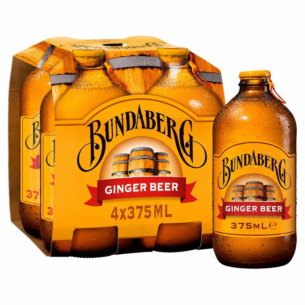 Bundaberg Ginger Beer 4 X 375Ml