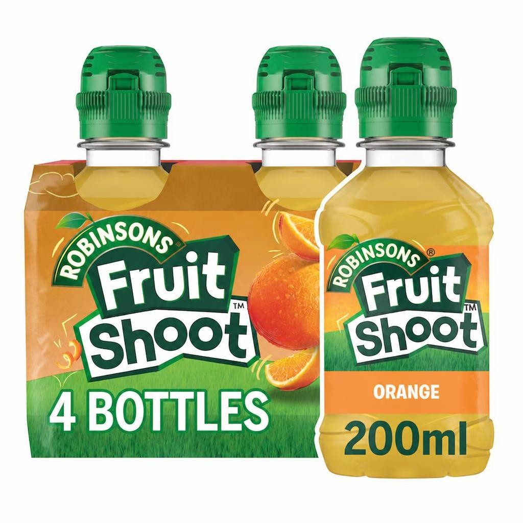 Fruit Shoot Orange Kids Juice Drink 4x200ml
