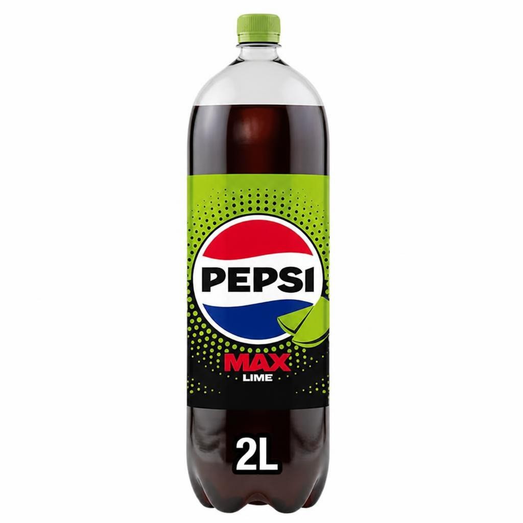 Pepsi Max Lime No Sugar Cola Bottle 2L