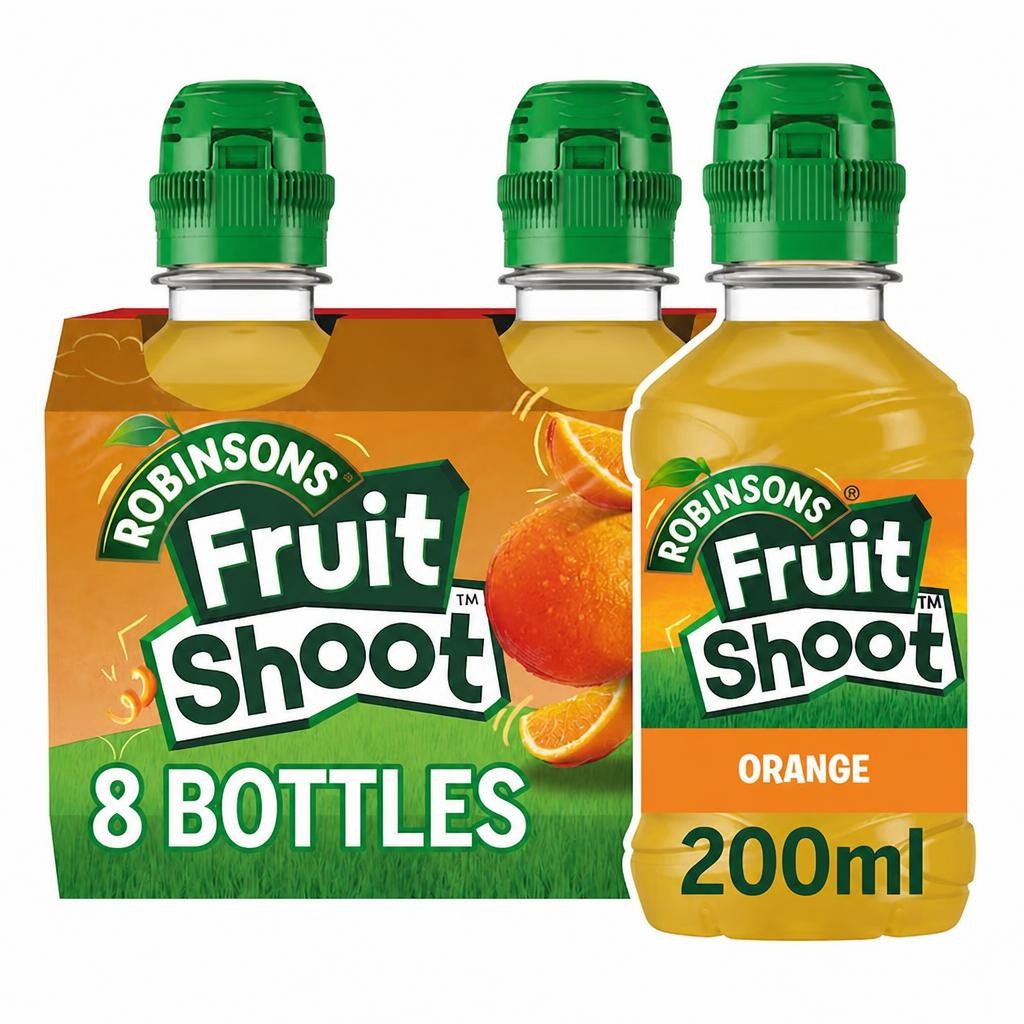 Fruit Shoot Orange Kids Juice Drink 8x200ml