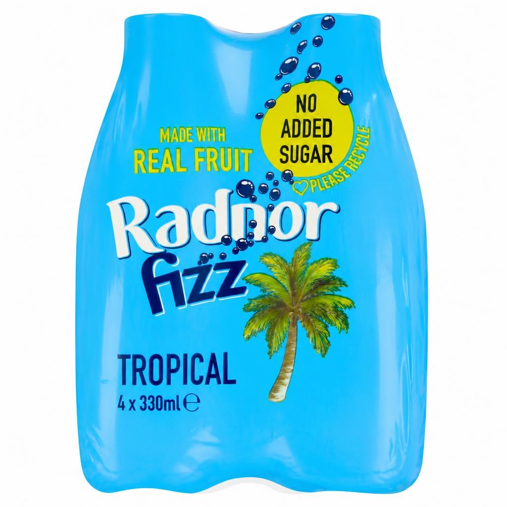 Radnor Fizz Tropical Drink 4X330ml