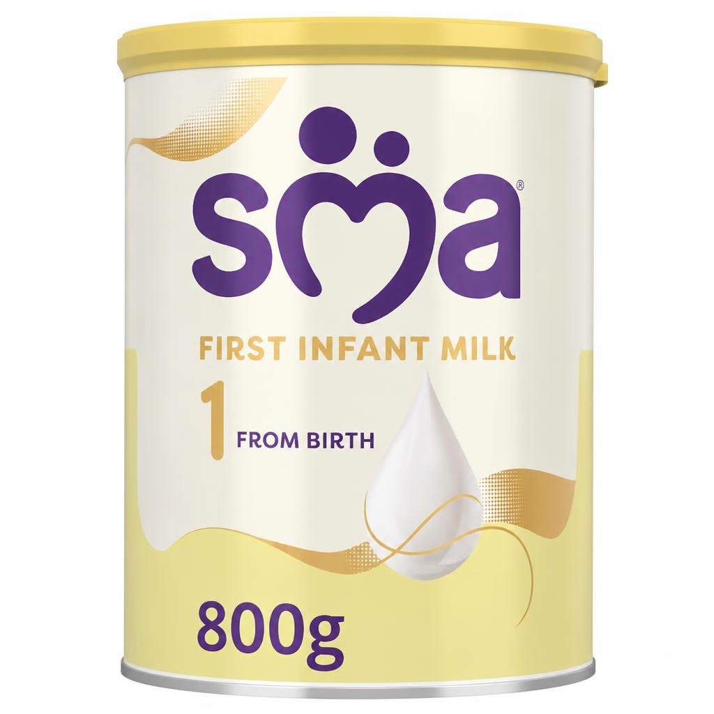 SMA First Infant Baby Milk Powder Formula From Birth 800g