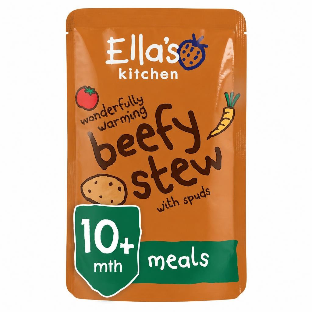 Ella's Kitchen Organic Beef Stew with Potatoes Baby Food Pouch 10m+ 190g