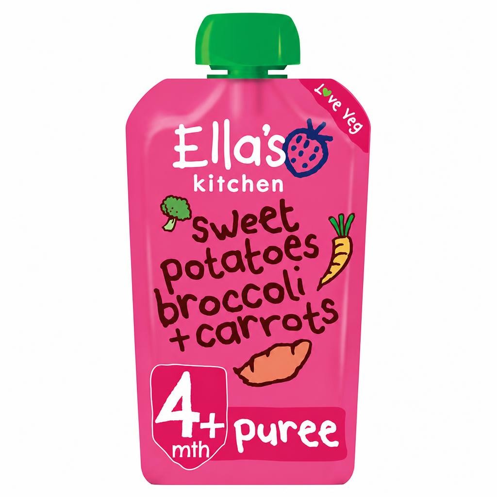 Ella's Kitchen Organic Sweet Potato Broccoli & Carrot 120G