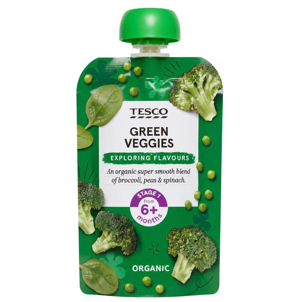 Tesco Green Veggies 100G