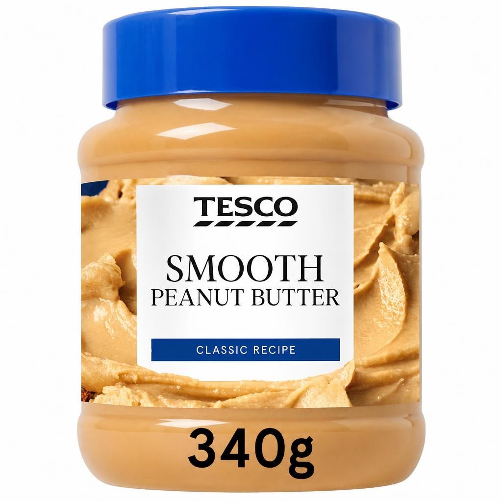 Tesco Smooth Peanut Butter 340G