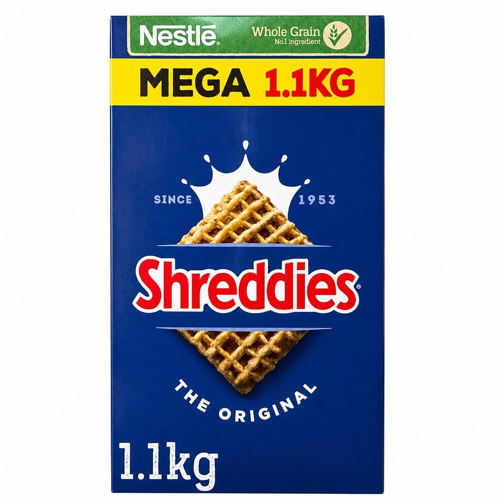 Nestlé Shreddies Original Malted Wheats Breakfast Cereal 1.1kg
