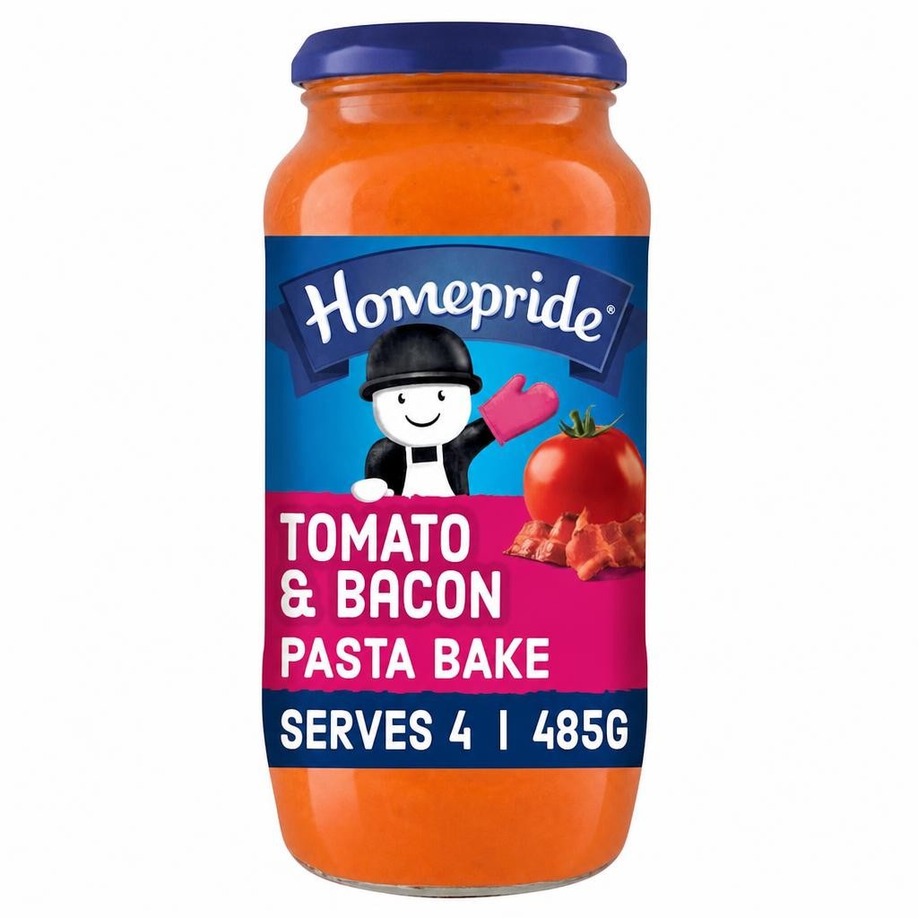 Homepride Creamy Tomato & Bacon Pasta Bake Sauce 485g
