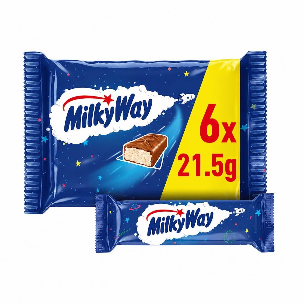 Milky Way Chocolate Bars 6X21.5G