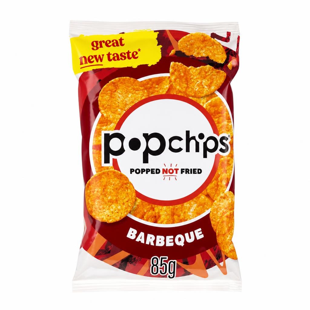 Popchips Barbeque Sharing Crisps 85g