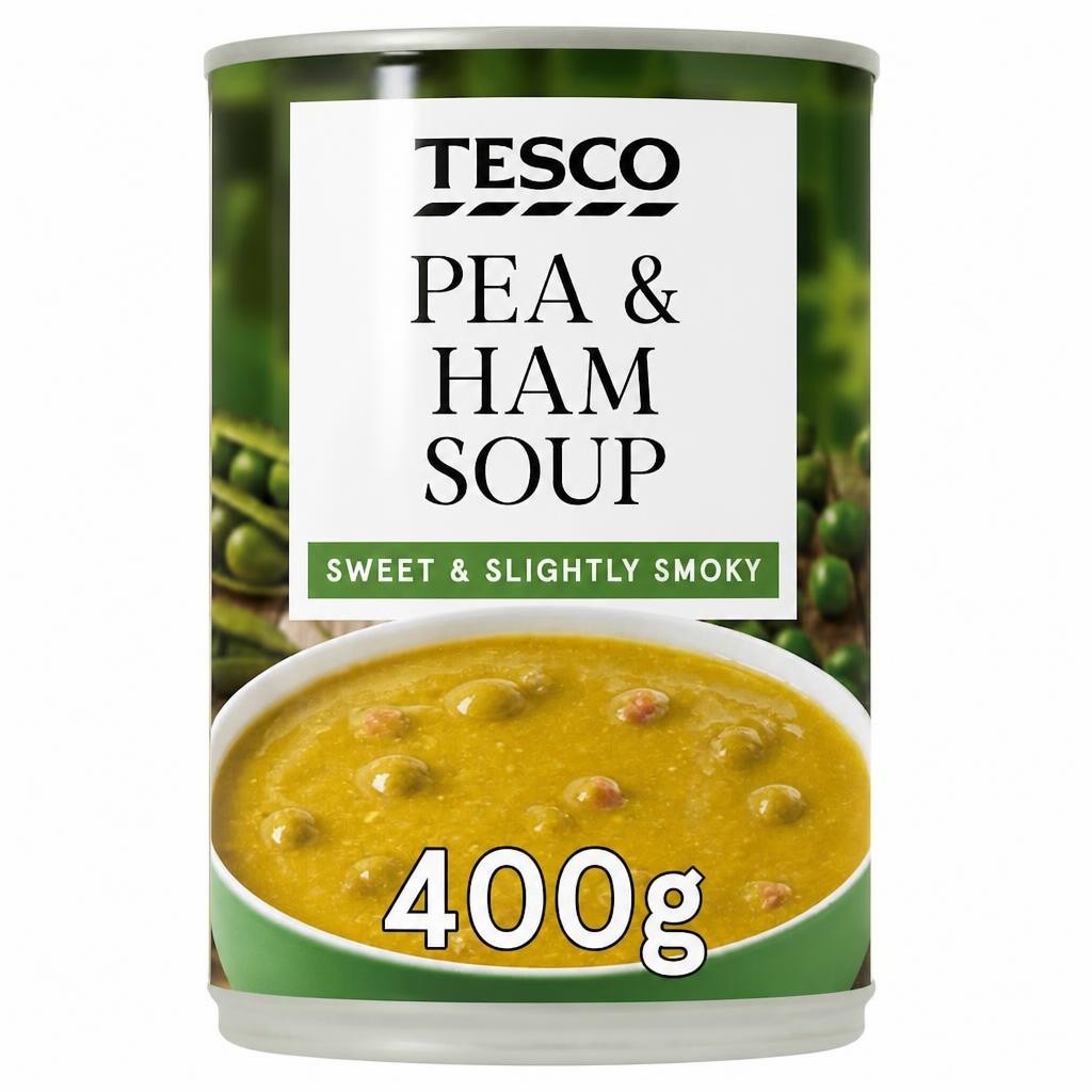 Tesco Pea And Ham Soup 400G