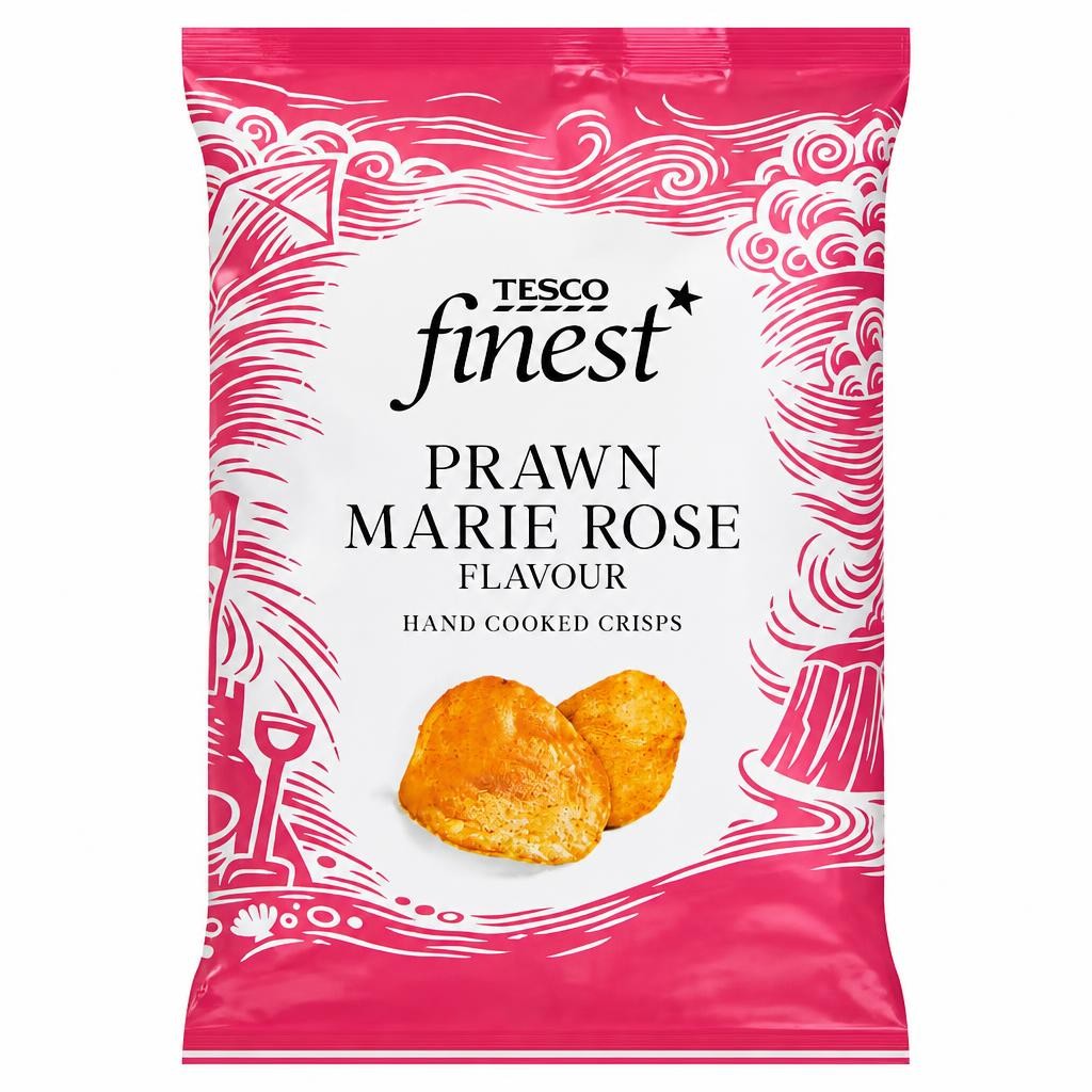 Tesco Finest Prawn Marie Rose Crisps 150G