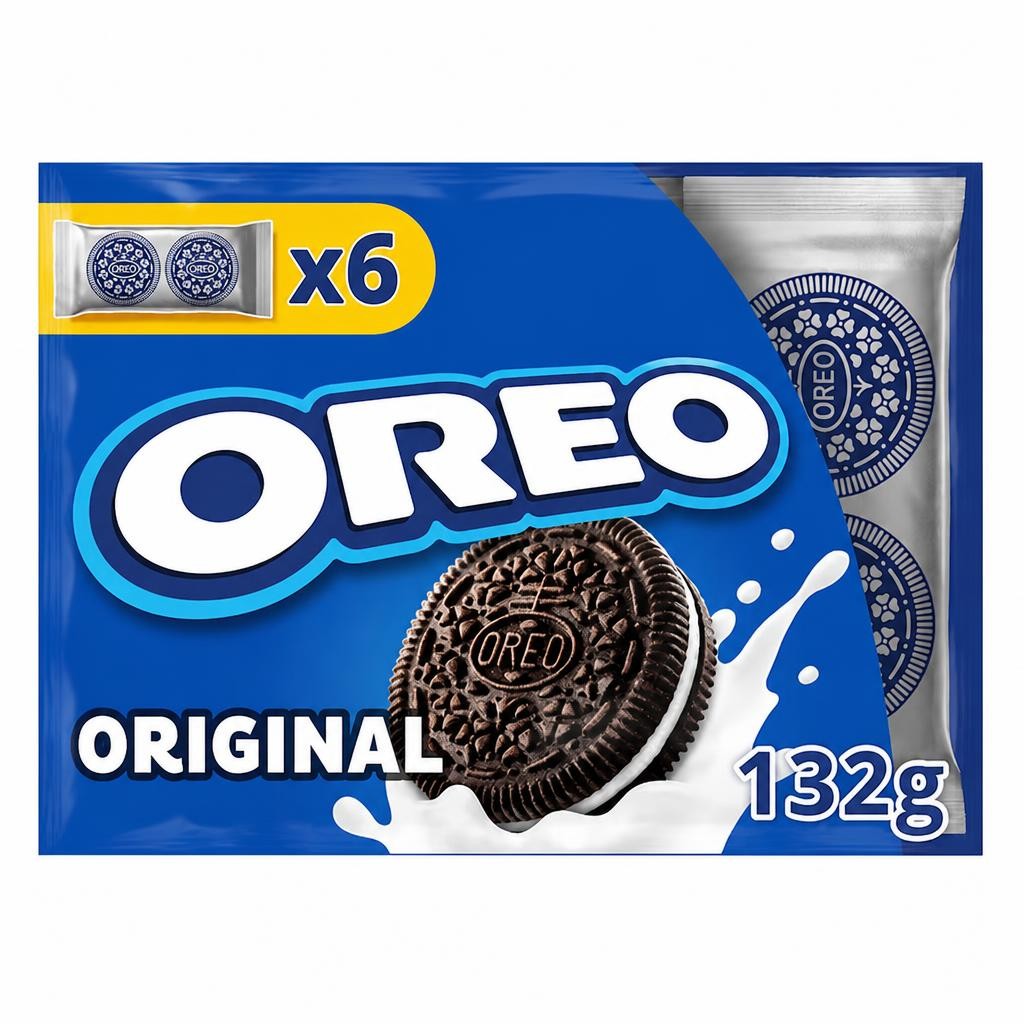 Oreo Lunchbox Vanilla Chocolate Cookies Multipack x 6 132g