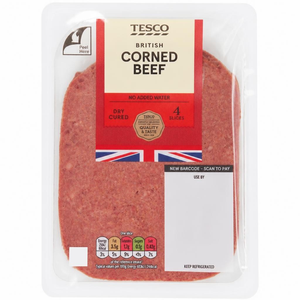 Tesco British Corned Beef 110g