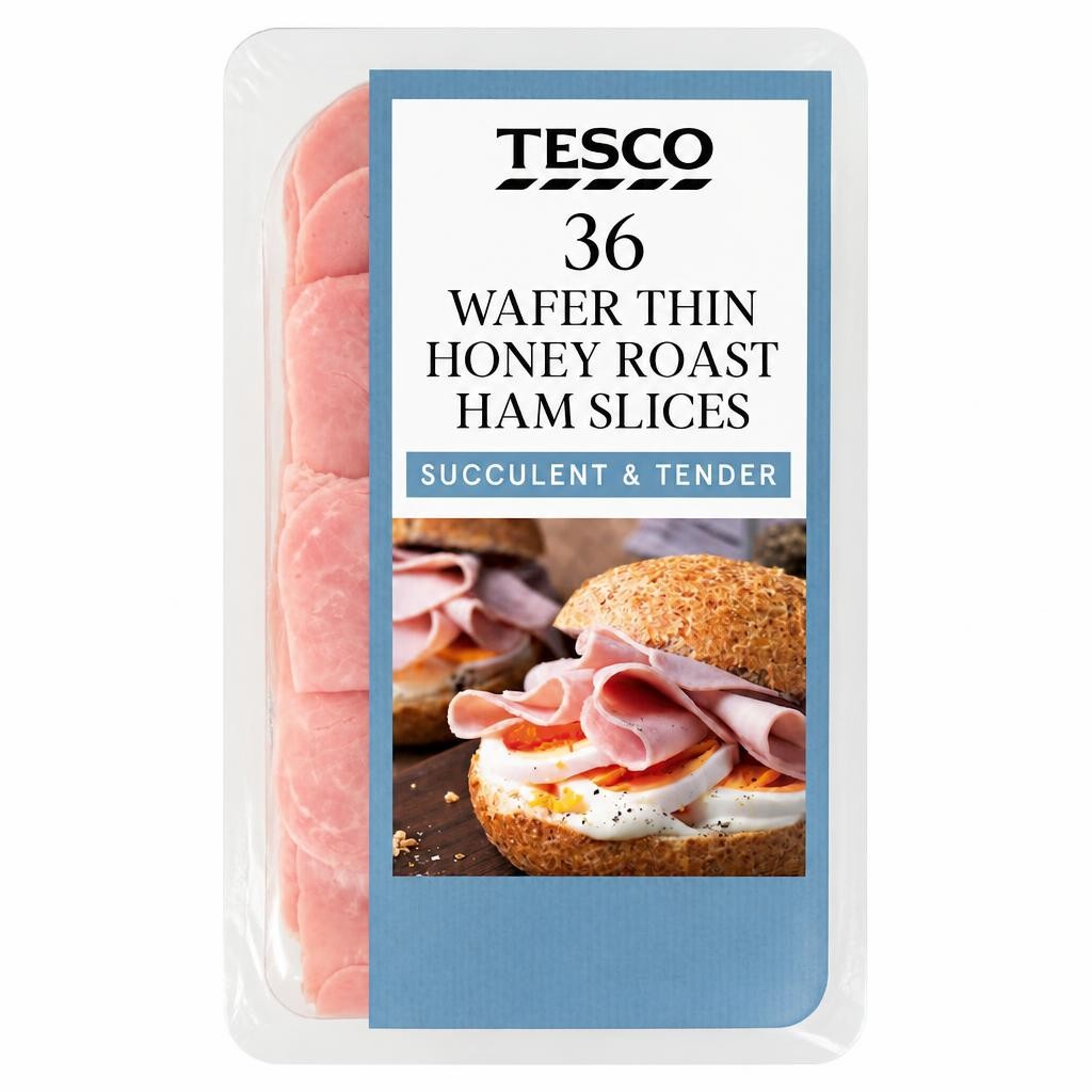 Tesco Wafer Thin Honey Roast Ham Slices 400g