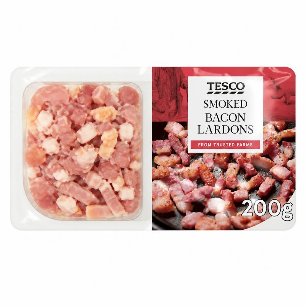 Tesco Smoked Bacon Lardons 200G