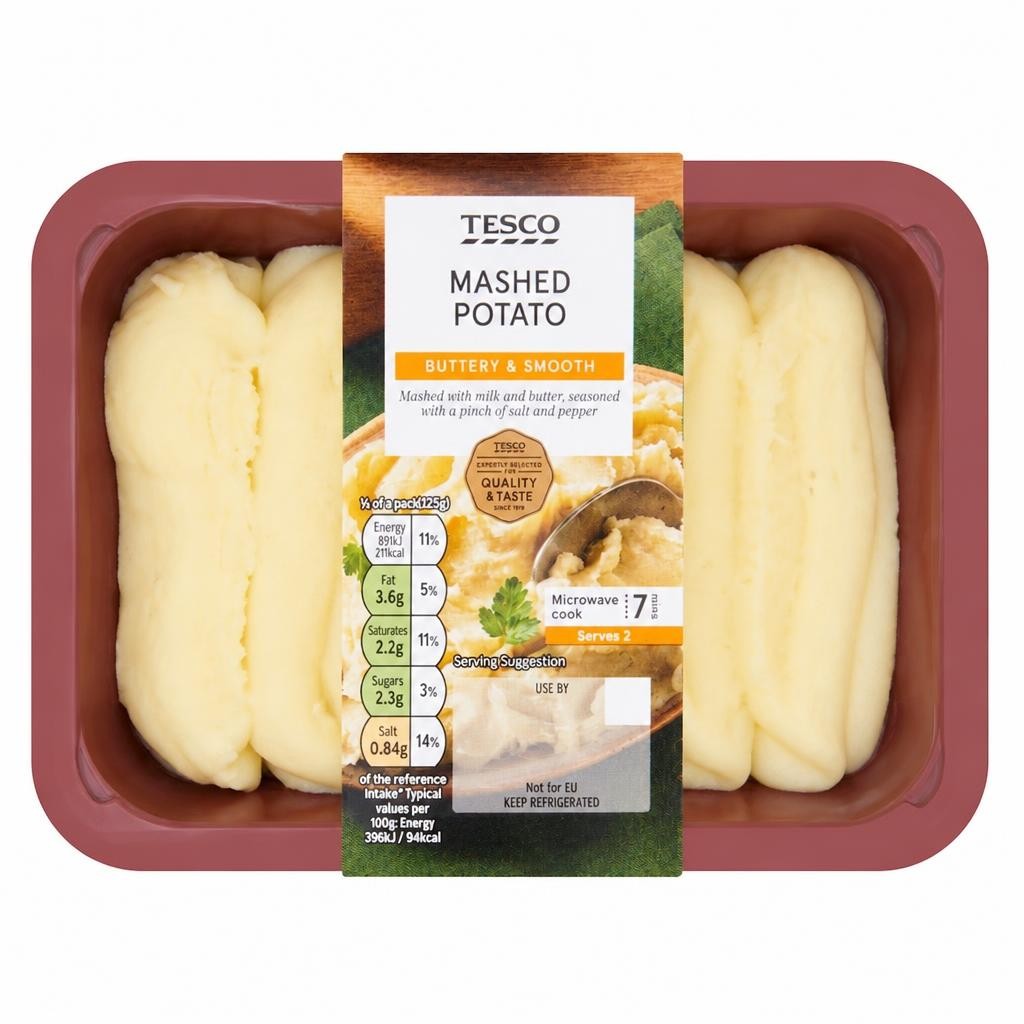 Tesco Mashed Potato 450G