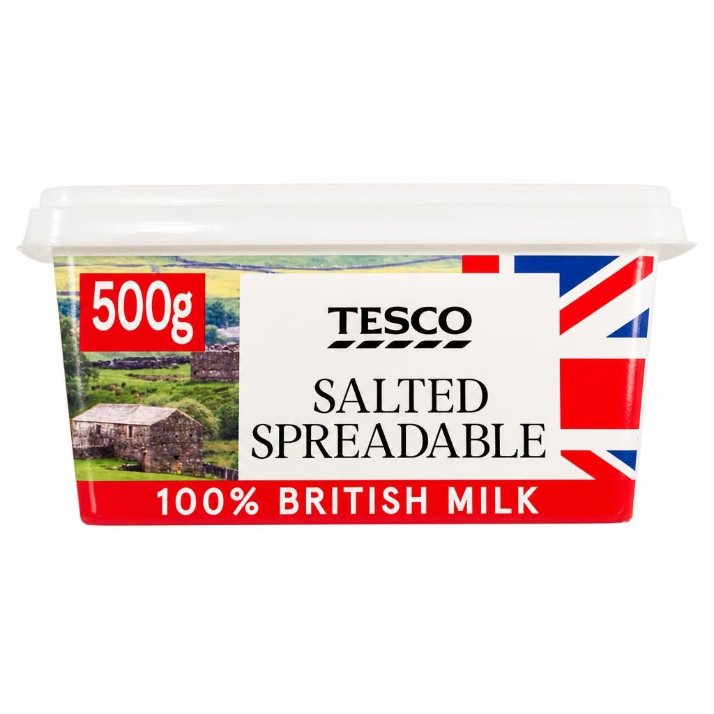 Tesco British Salted Spreadable 500g