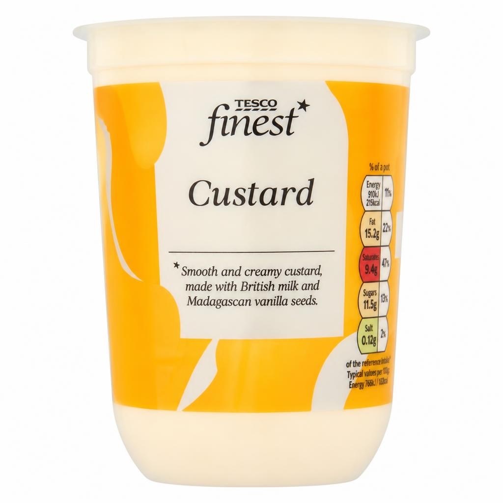 Tesco Finest Vanilla Custard 500g