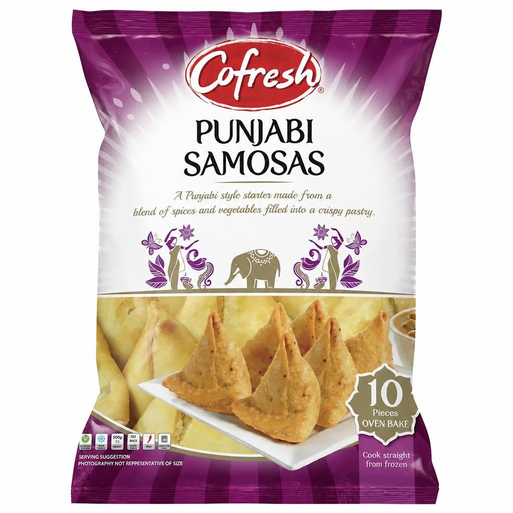 Cofresh Vegetarian Punjabi Samosas 10S 500G