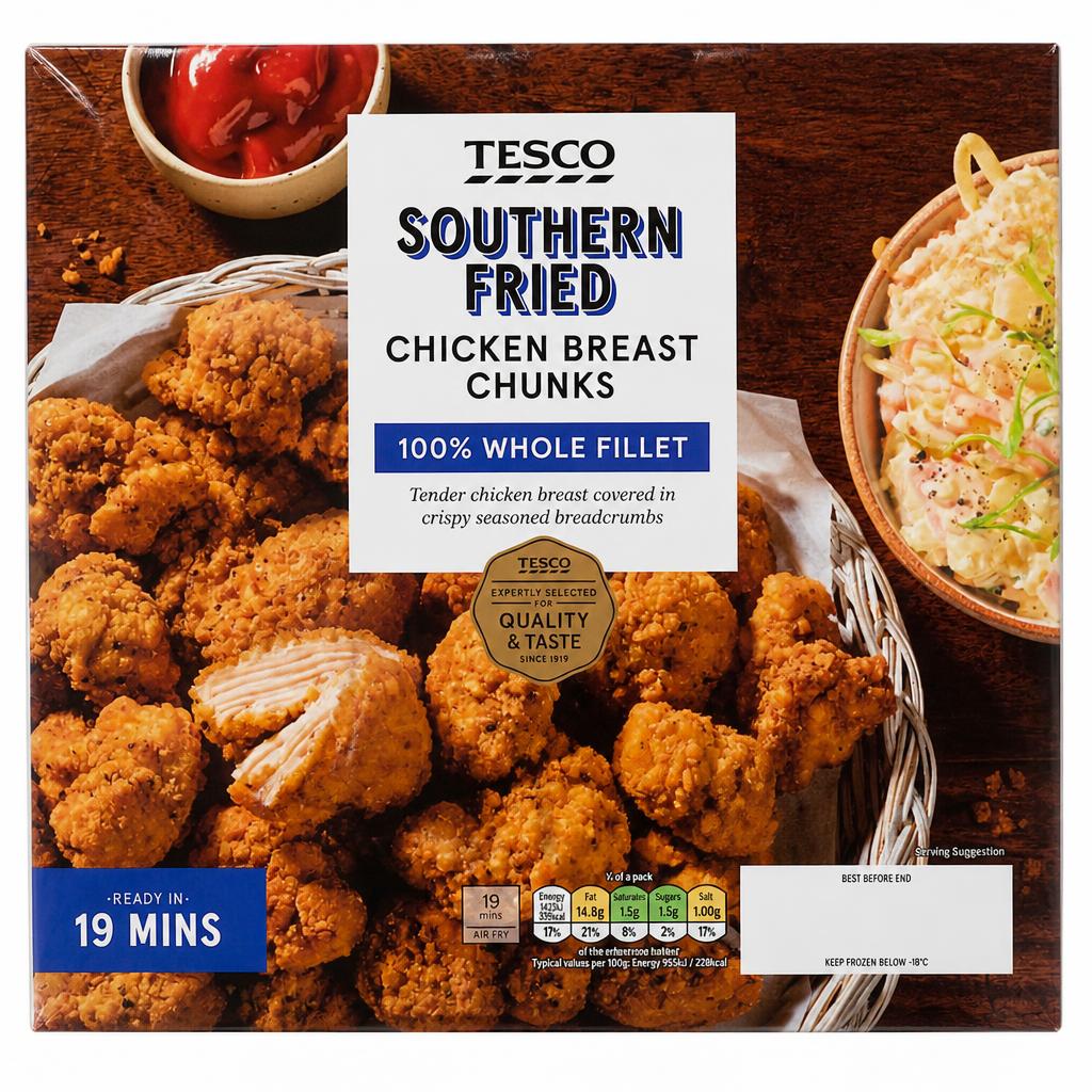 Tesco Southern Fried Chicken Breast 650G