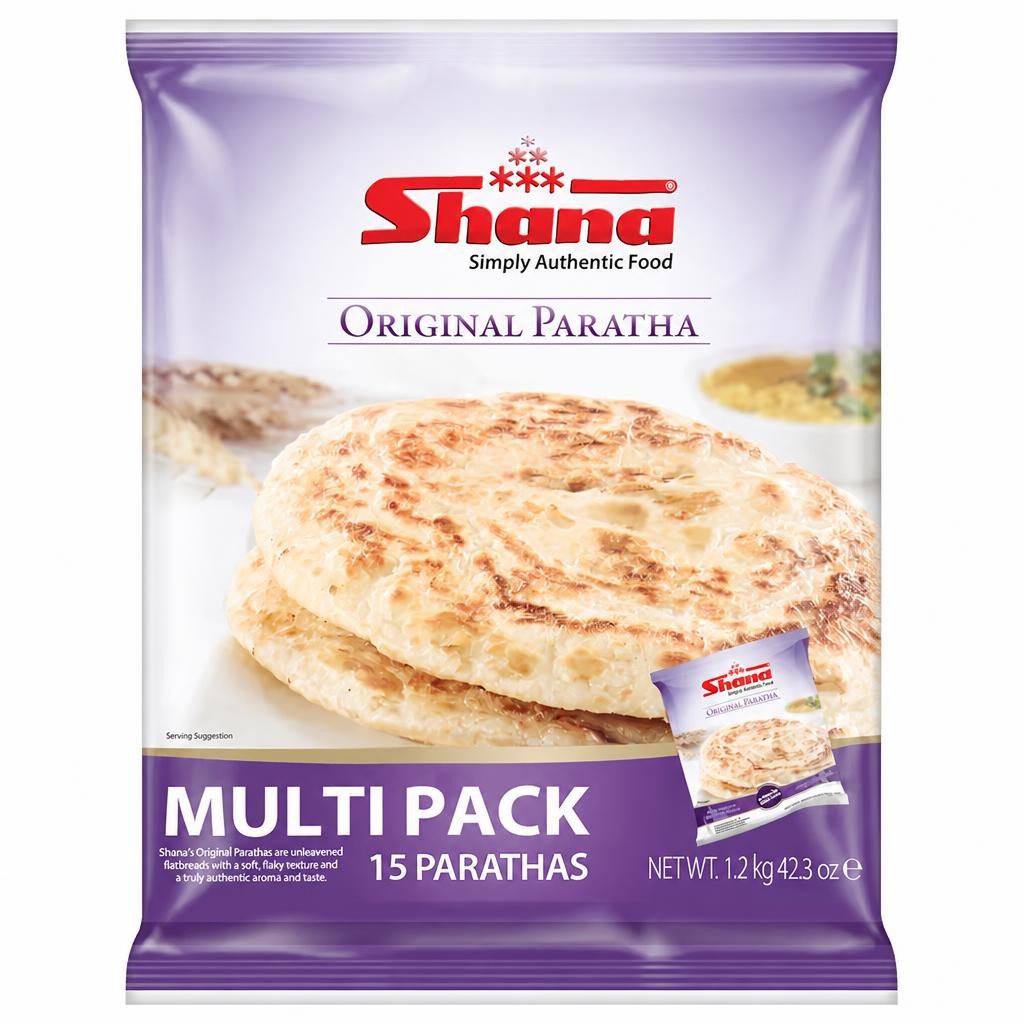 Shana Original Paratha Multi Pack 15 Pack 1.2kg