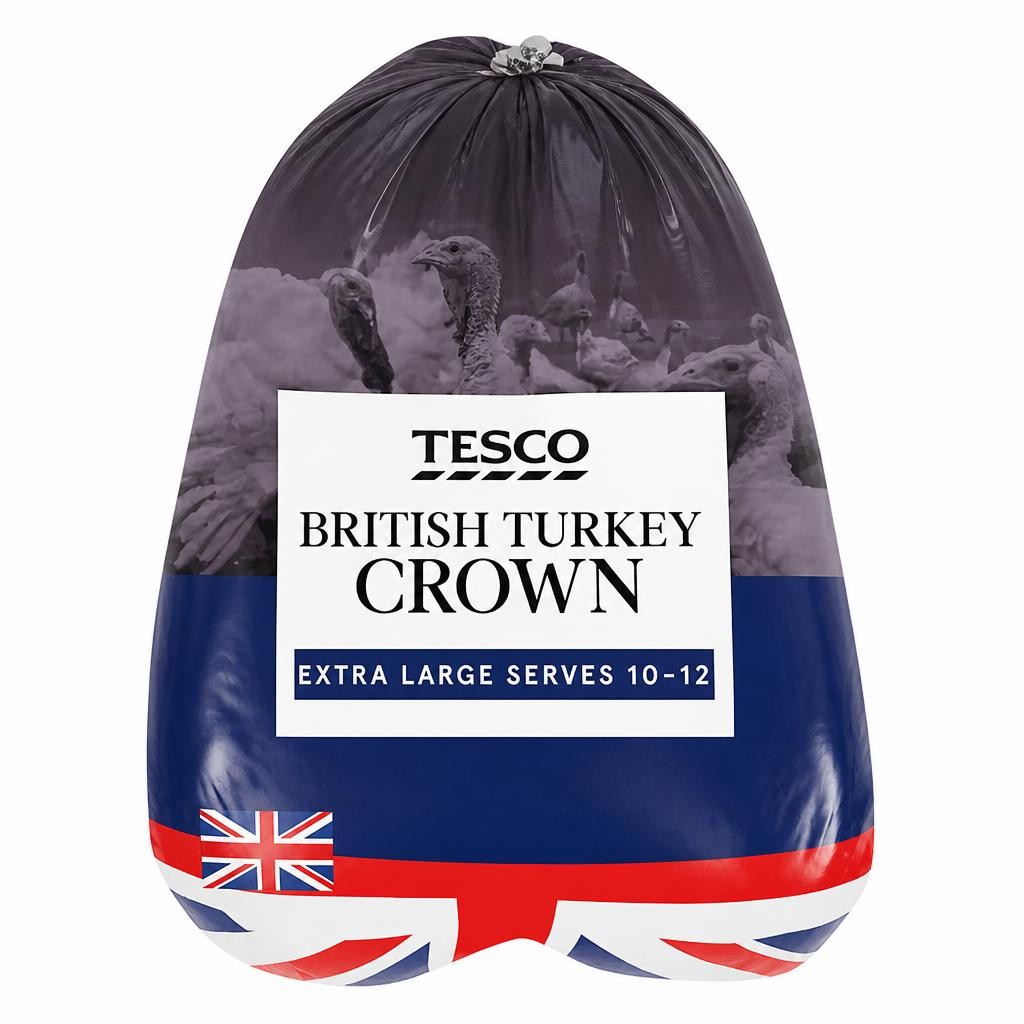 Tesco Frozen Turkey Crown Extra Large 2.9Kg - 3.5Kg