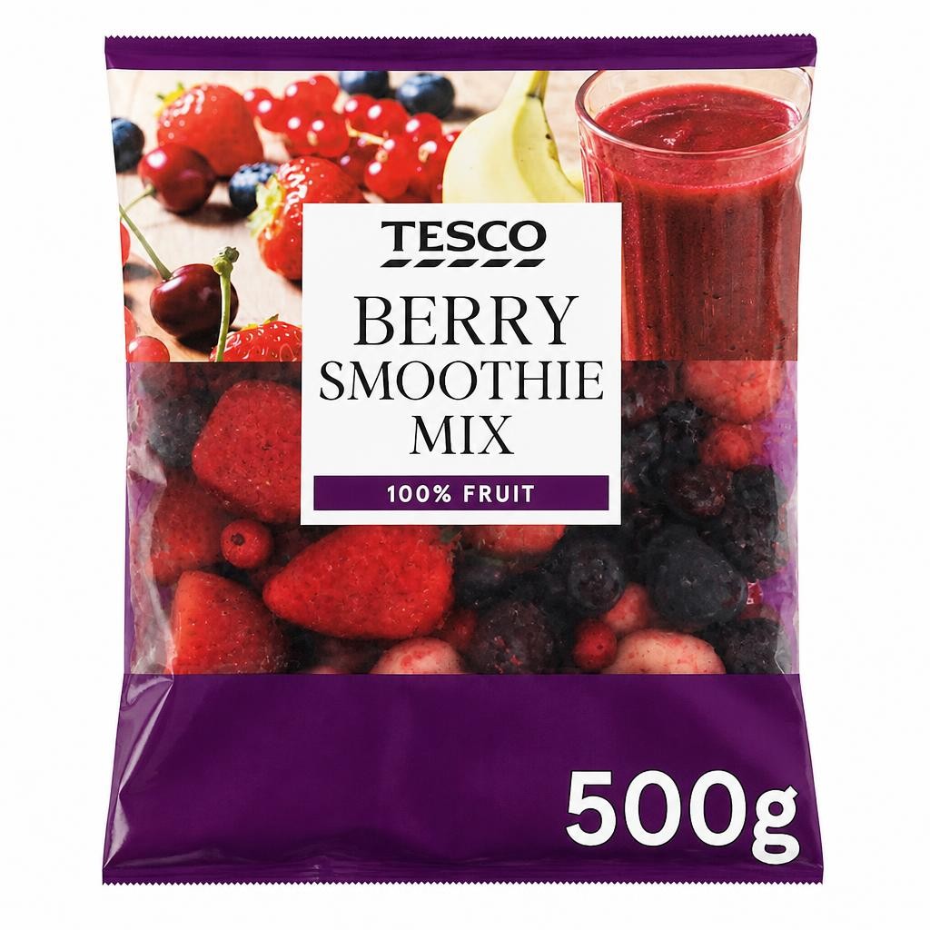 Tesco Berry Smoothie Mix 500G
