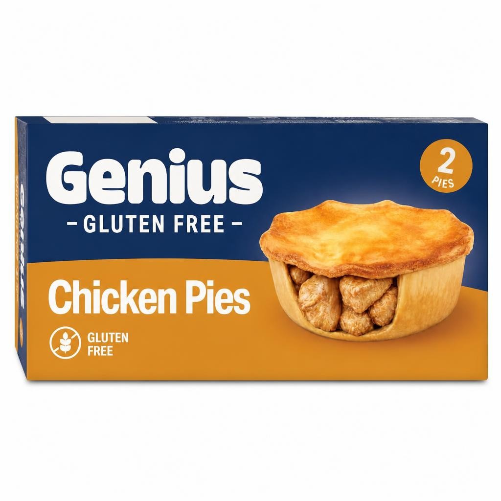 Genius Chicken & Gravy Pies 320G (L)