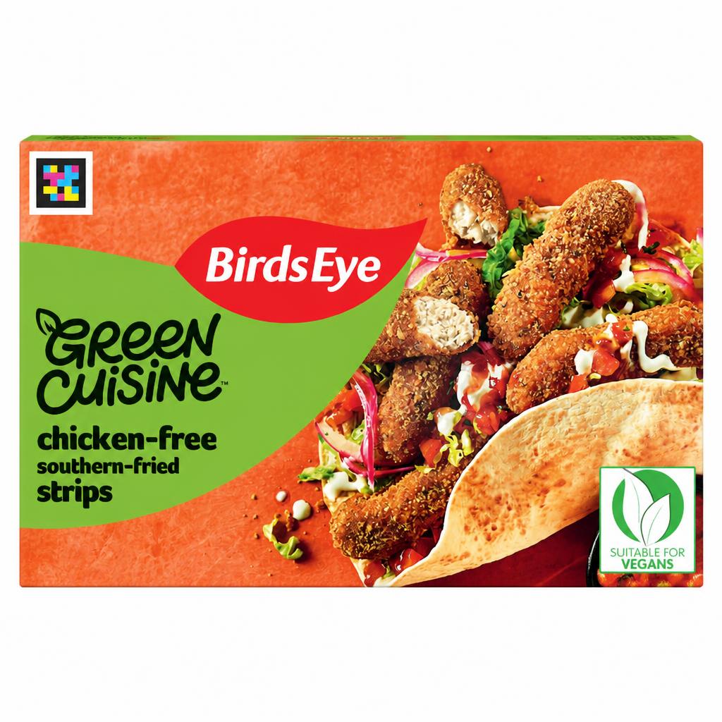 Birds Eye Green Cuisine Vegan Chicken Free Southern Fried Strips 210g