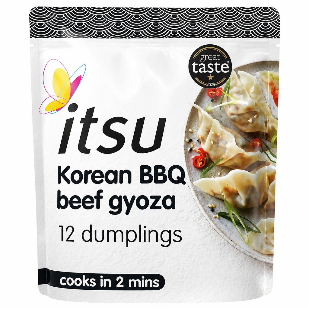Itsu Korean Bbq Beef Gyoza 12 Dumplings 240G
