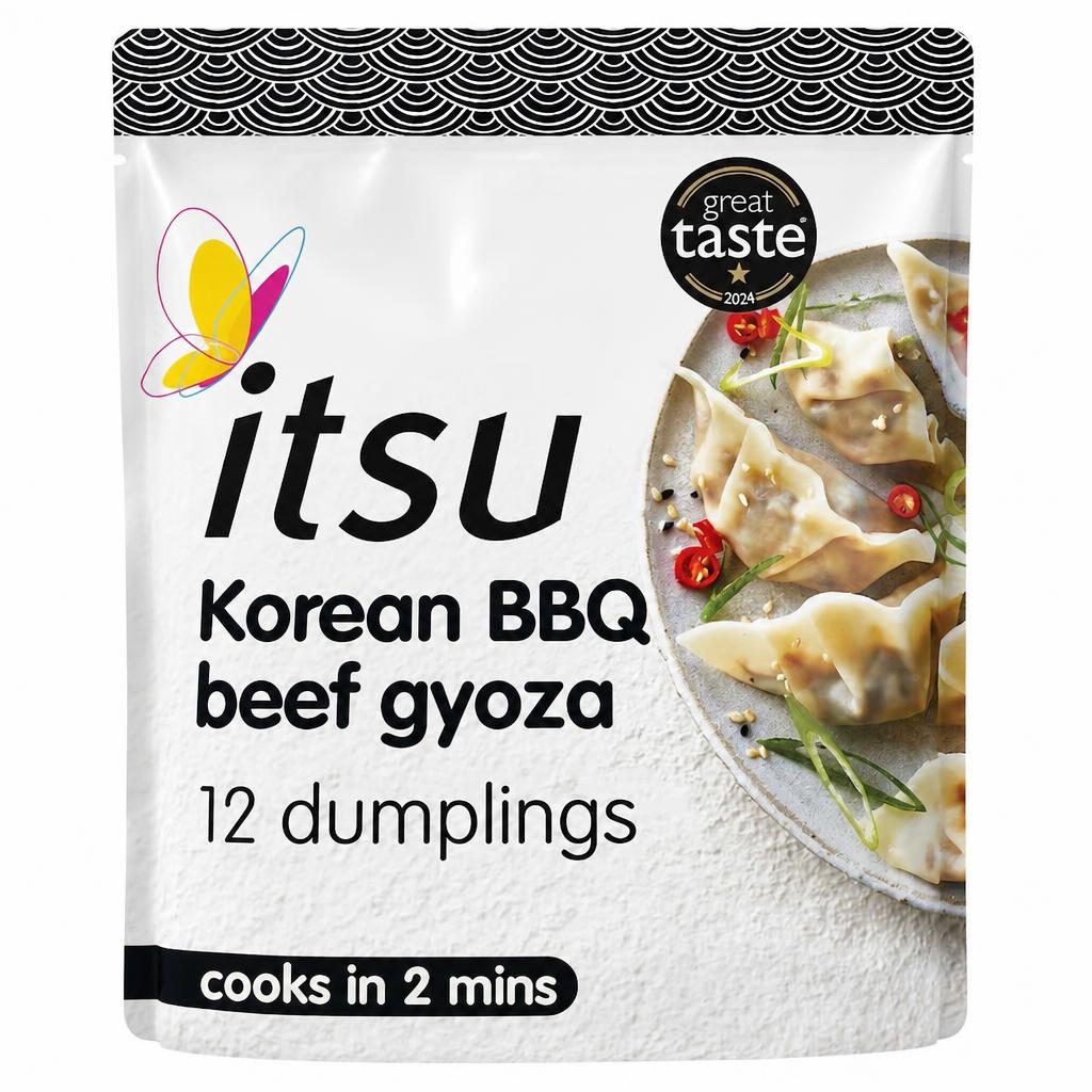 Itsu Korean Bbq Beef Gyoza 12 Dumplings 240G