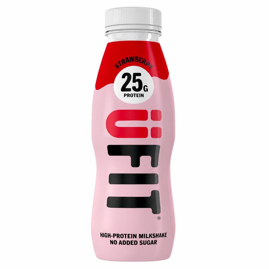 UFIT High Protein Milkshake Drink - Strawberry 330ml