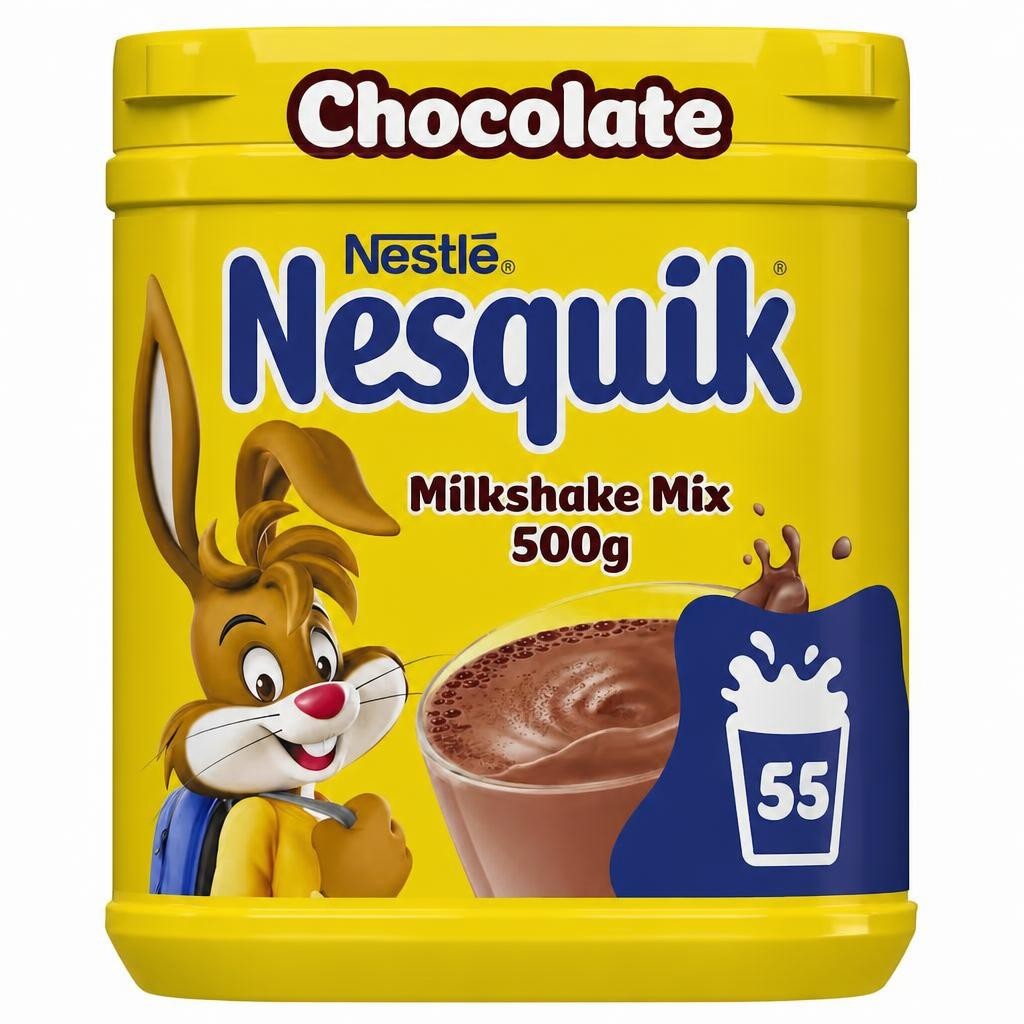 Nesquik Chocolate Flavoured Milkshake Powder 500g Tub