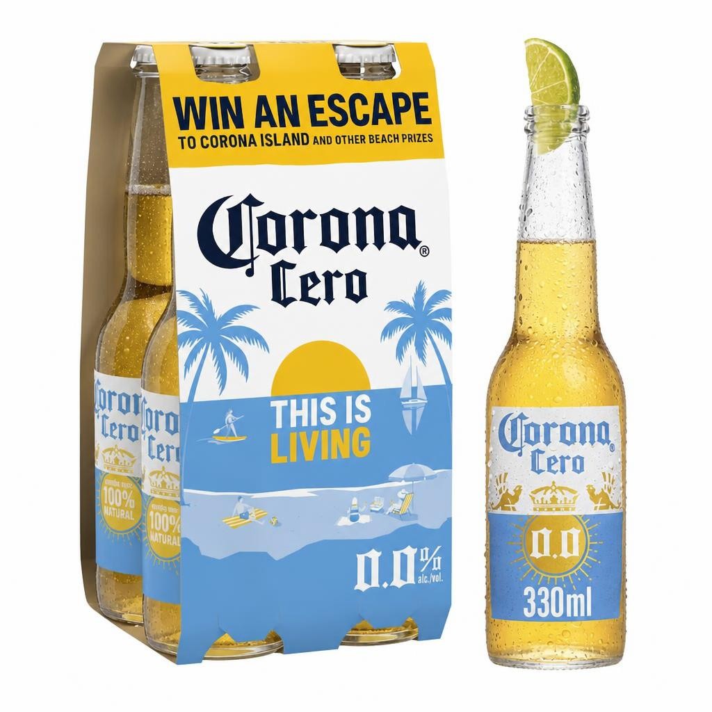Corona Cero Alcohol Free Beer 4 X 330Ml