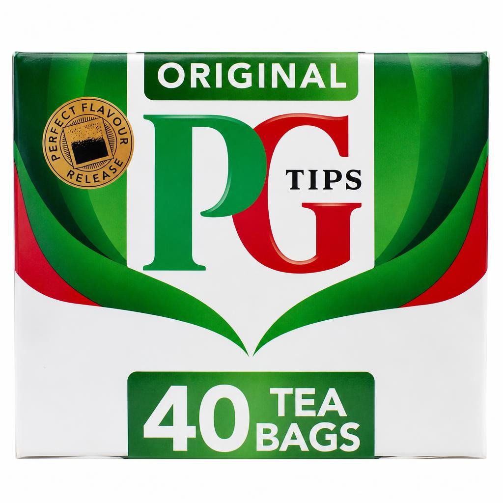 PG Tips Original Black Tea 40 Tea Bags 116g