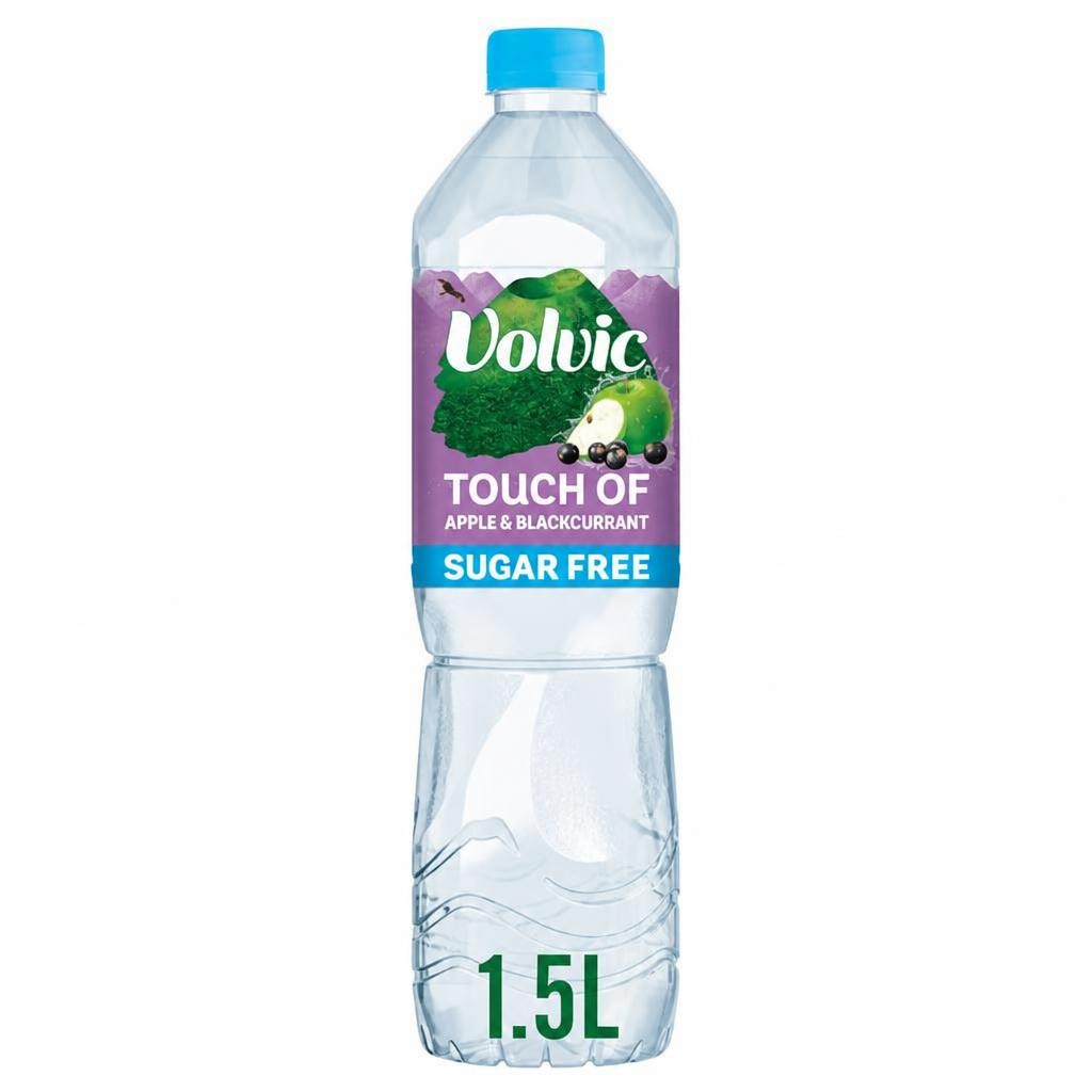 Volvic Touch of Fruit Apple & Blackcurrant Sugar Free Still Flavoured Water 1.5L