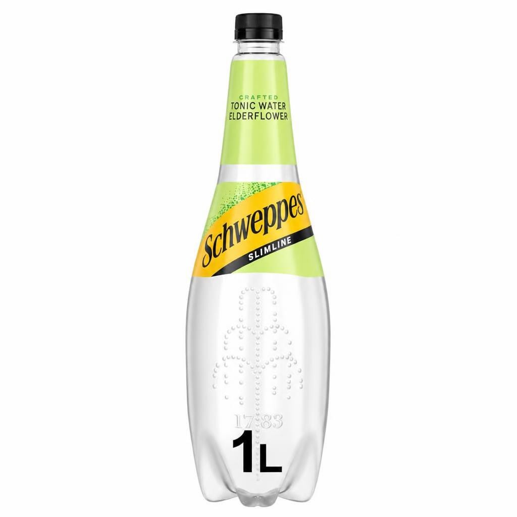 Schweppes Slimline Elderflower Tonic Water 1L